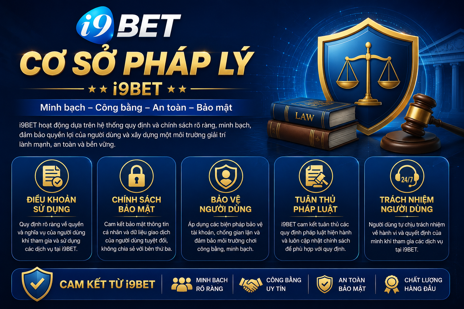 i9bet cơ sở pháp lý đầy đủ - rõ ràng -minh bạch